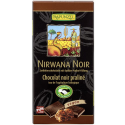 chocolat Nirwana noir vegan Rapunzel