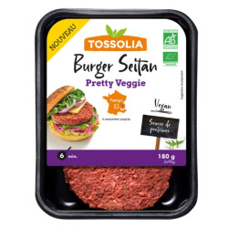 burger seitan tossolia pretty veggie 180g