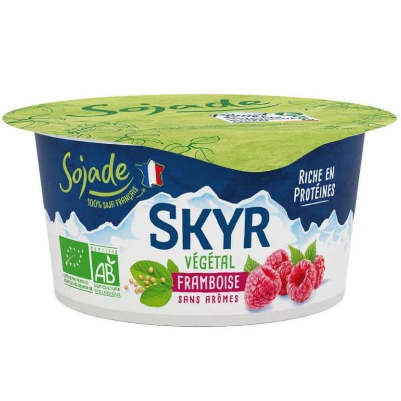 skyr vegetal framboise sojade 150g