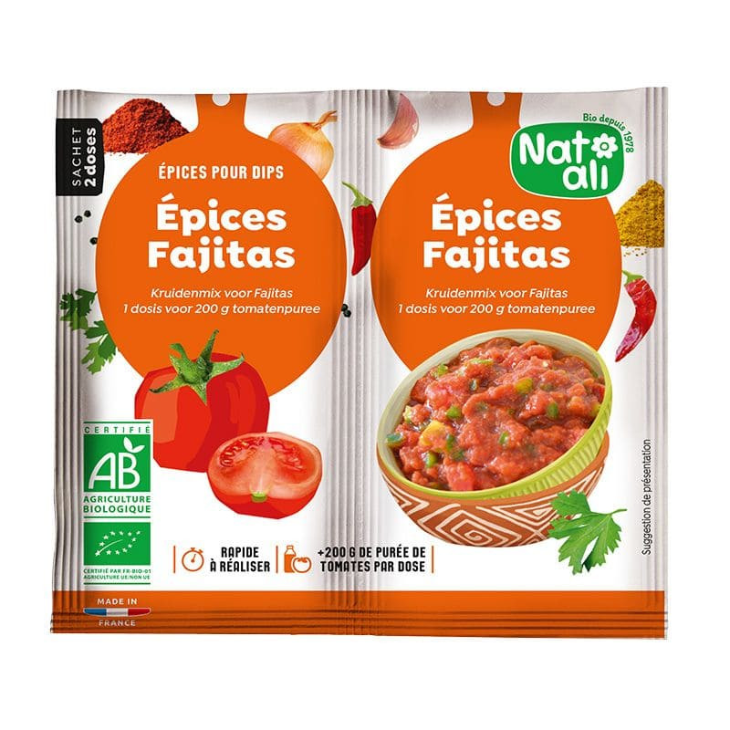 épices fajitas nat-ali 2x5g