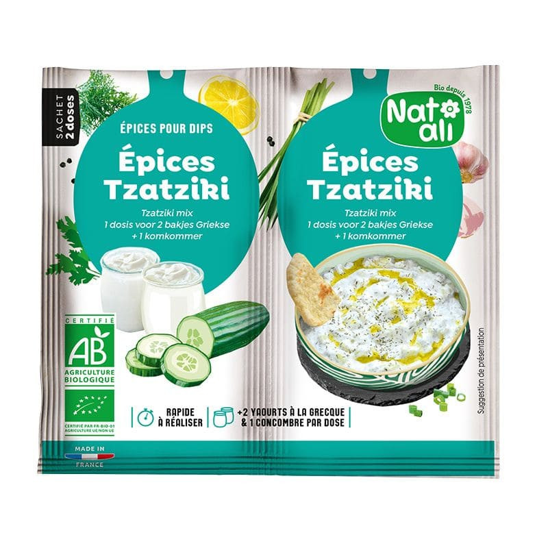 epices pour tzatziki nat-ali 2x3,5g