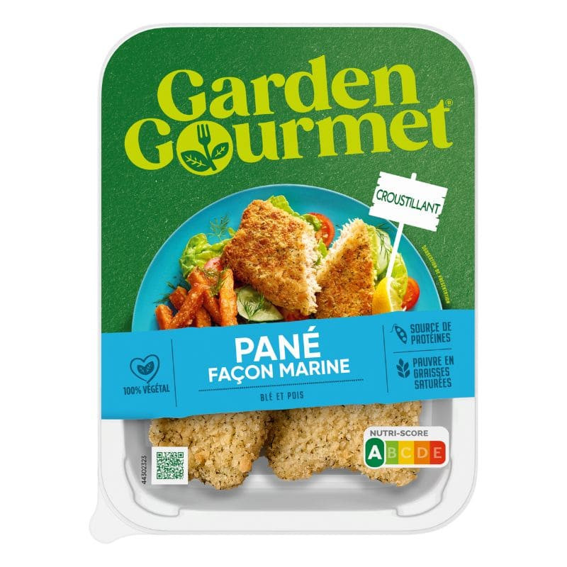 pané façon marine garden gourmet 180g