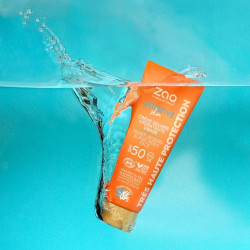 zao make-up creme solaire hydratante visage spf 50