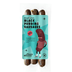 meatless black pudding sausages plenty reasons 210g