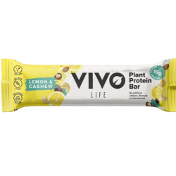 vivo life protein bar lemon cashew 65g