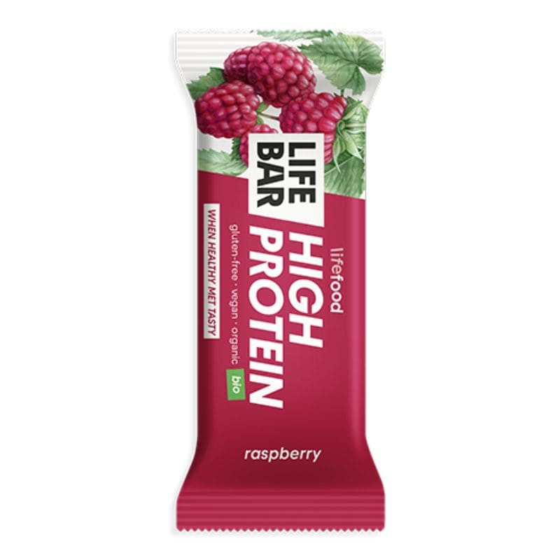 lifebar protein framboise lifefood 40g