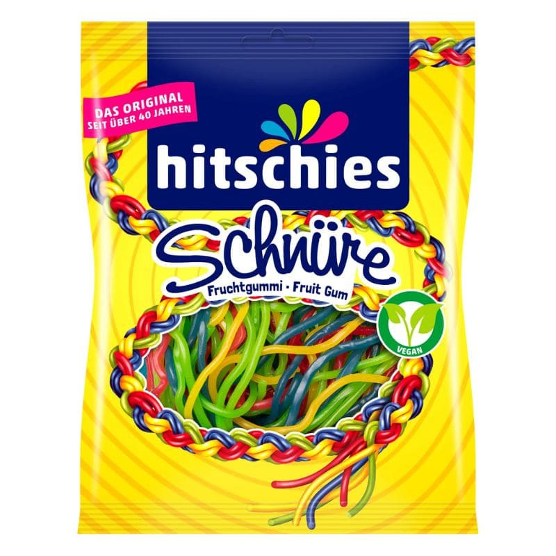 hitschies bonbons fils aux fruits 125g