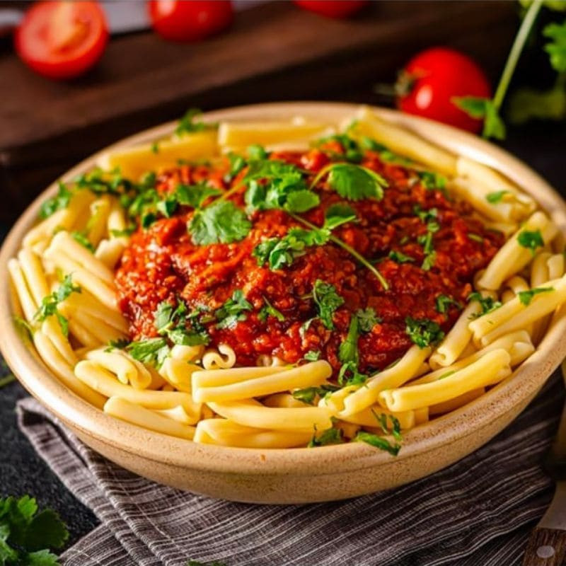 real vegy bolognaise vegan