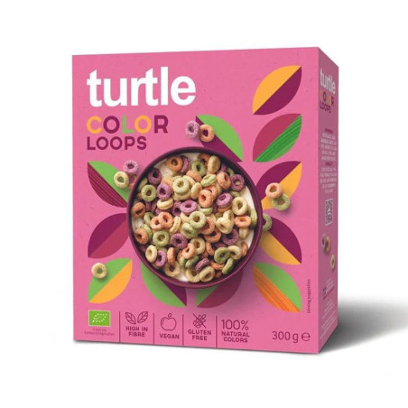 céréales turtle color loops 300g