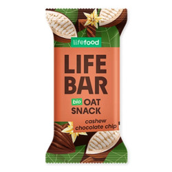 lifefood lifebar avoine cajou chocolat 40g