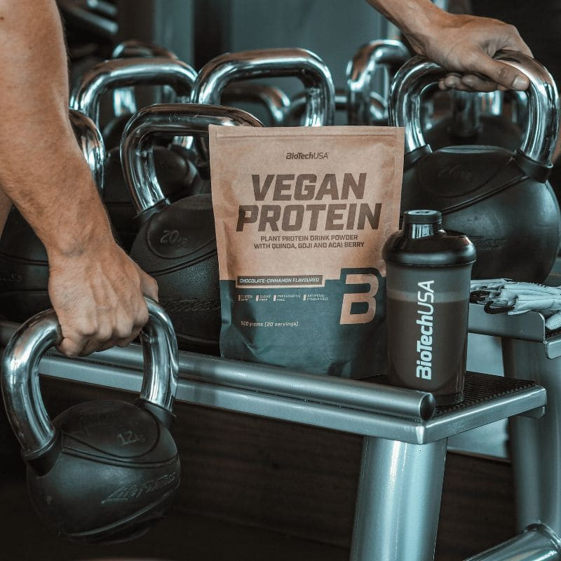 vegan protein biotech usa chocolate cinnamon