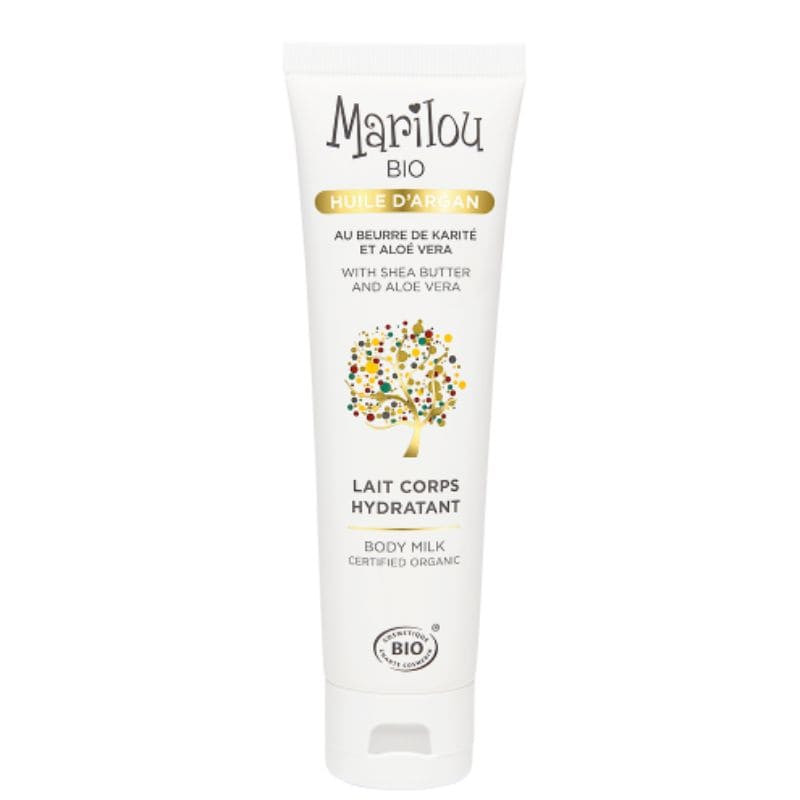 lait corps huile d'argan marilou bio 100ml