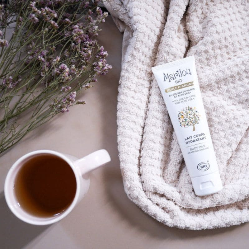 lait corps huile d'argan marilou bio