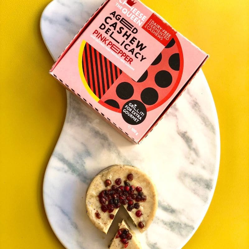 cheese the queen delice noix de cajou fermente poivre rose