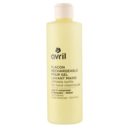 flacon rechargeable pour gel lavant mains avril 300ml