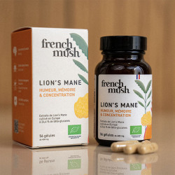 gélules lion's mane bio french mush