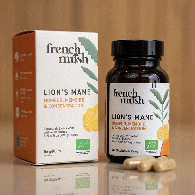 gélules lion's mane bio french mush