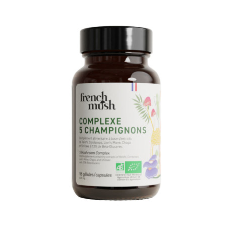 gélules complexe 5 champignons french mush bio