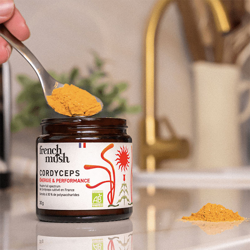 poudre cordyceps bio french mush