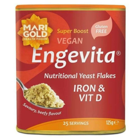 flocons de levure Engevita Marigold - enrichie en vit D et fer 125g