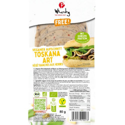 vege tranches aux herbes toskana art wheaty 80g