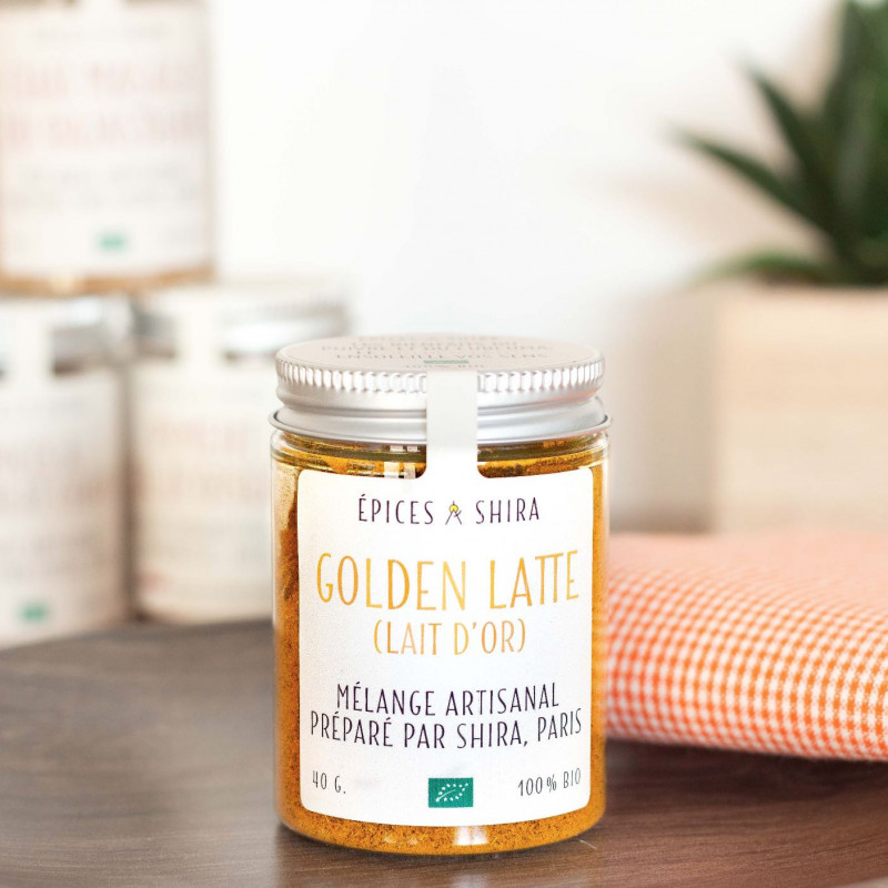 melange golden latte bio epices shira