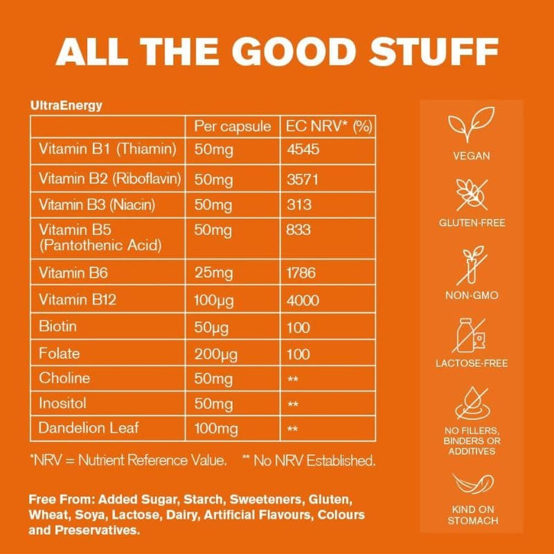 dr vegan ultra energy - 30 gelules
