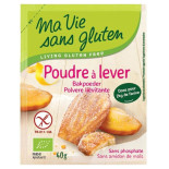 poudre à lever bio ma vie sans gluten 40g poudre à lever bio ma vie sans gluten 40g