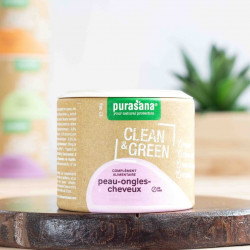 peau ongles cheveux clean & green purasana