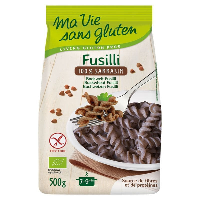 Fusilli Sarrasin Sans Gluten Bio - MA VIE SANS GLUTEN 500g