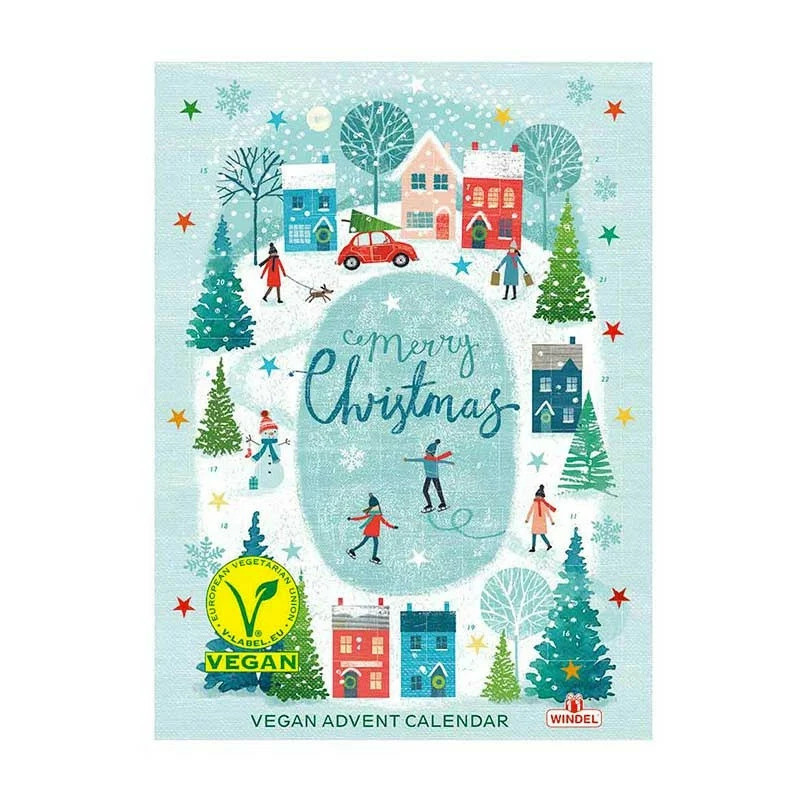 destockage calendrier de l'avent vegan windel bleu 75g