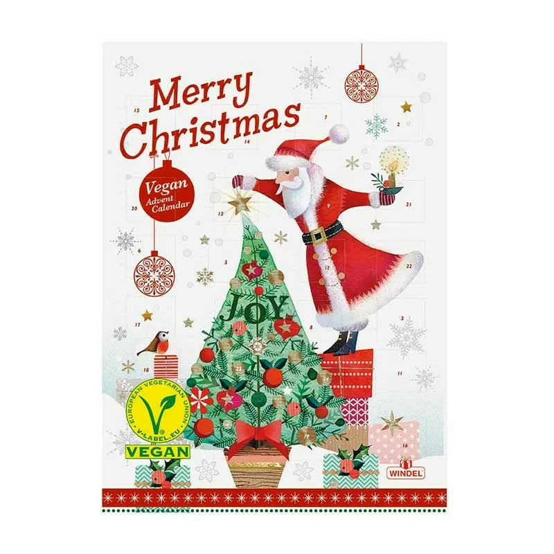 destockage calendrier de l'avent vegan windel rouge 75g