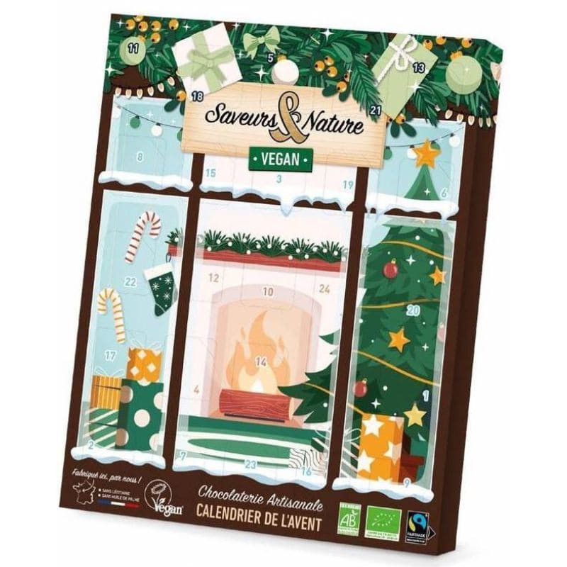 calendrier de l'avent vegan saveurs et nature 110g