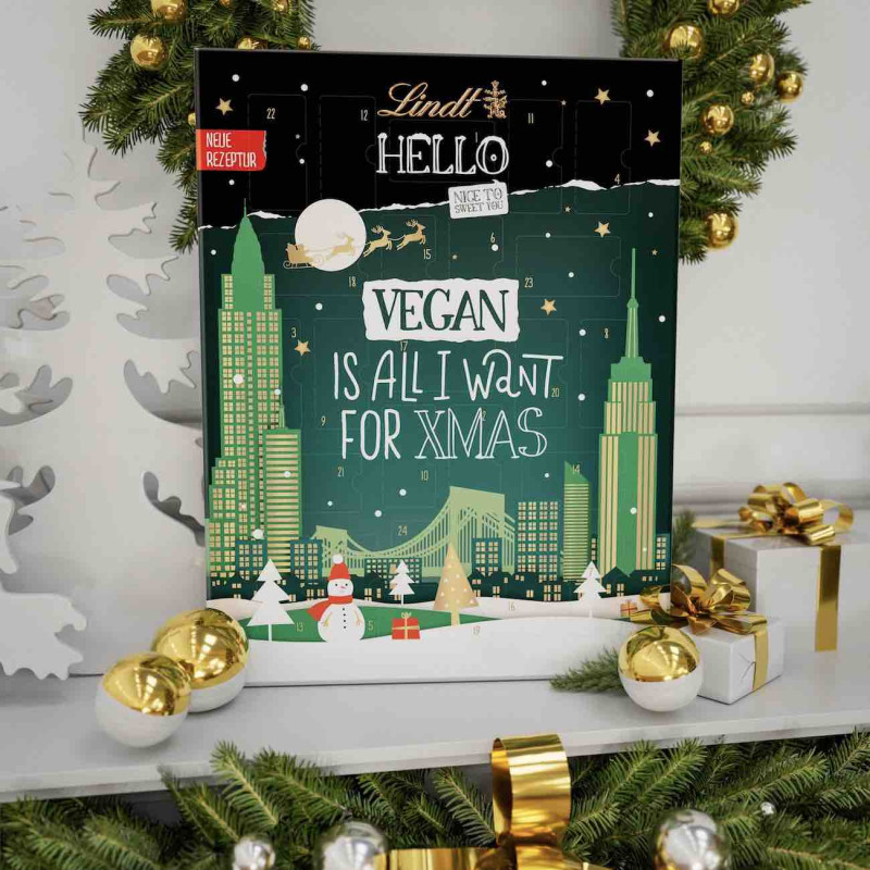lindt hello vegan calendar