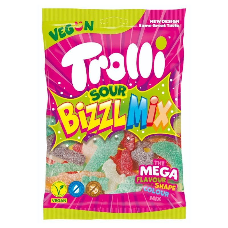 bonbon Trolli bizzl mix - 150g