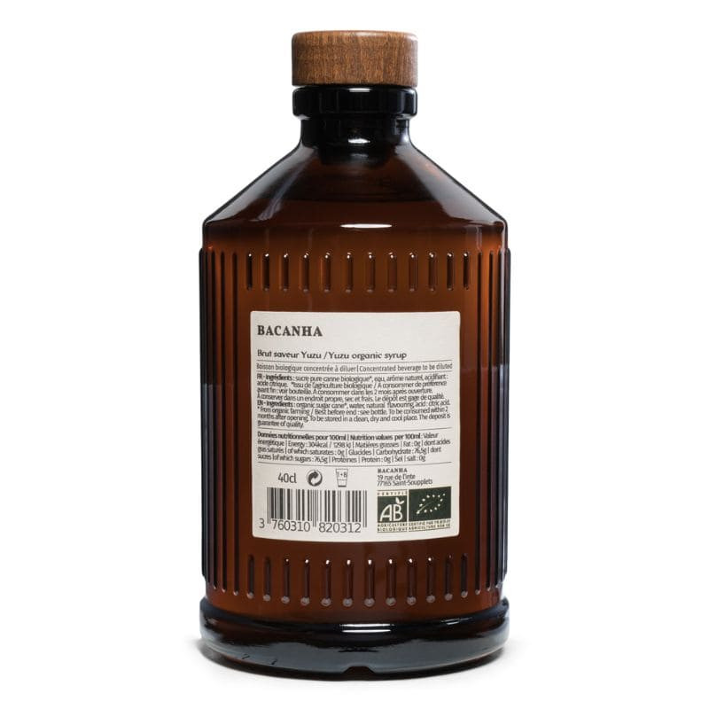 sirop brut yuzu bacanha