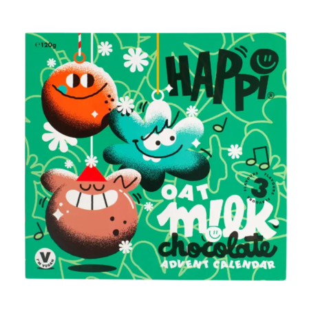 oat milk advent calendar happi choc