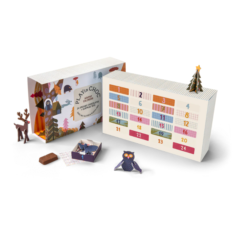 calendrier de l'avent playin choc 24 jours chocolat et jouet