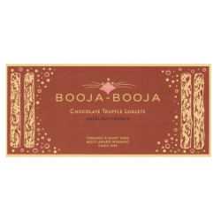 chocolate truffle loglets hazelnut crunch booja booja 115g