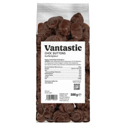 choc buttons - pistoles chocolat noir vantastic foods