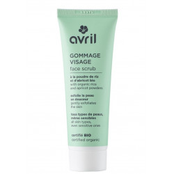 gommage visage riz abricot avril