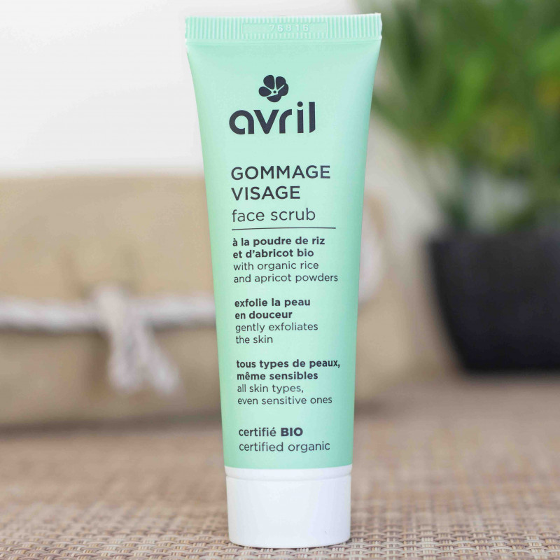 gommage visage bio avril cosmetiques