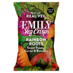 chips rainbow roots emily veg thins 100g
