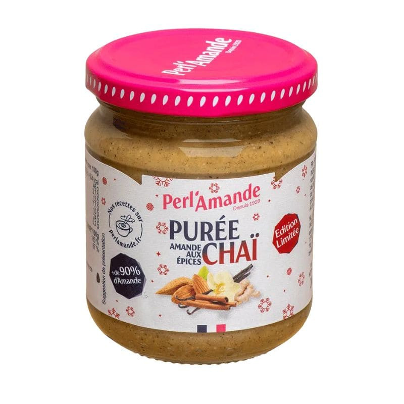 purée d'amande aux epices chai perlamande 200g