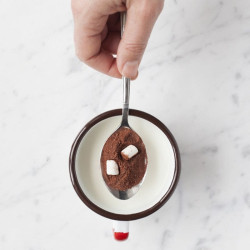 preparation chocolat avec guimauves vegan baru