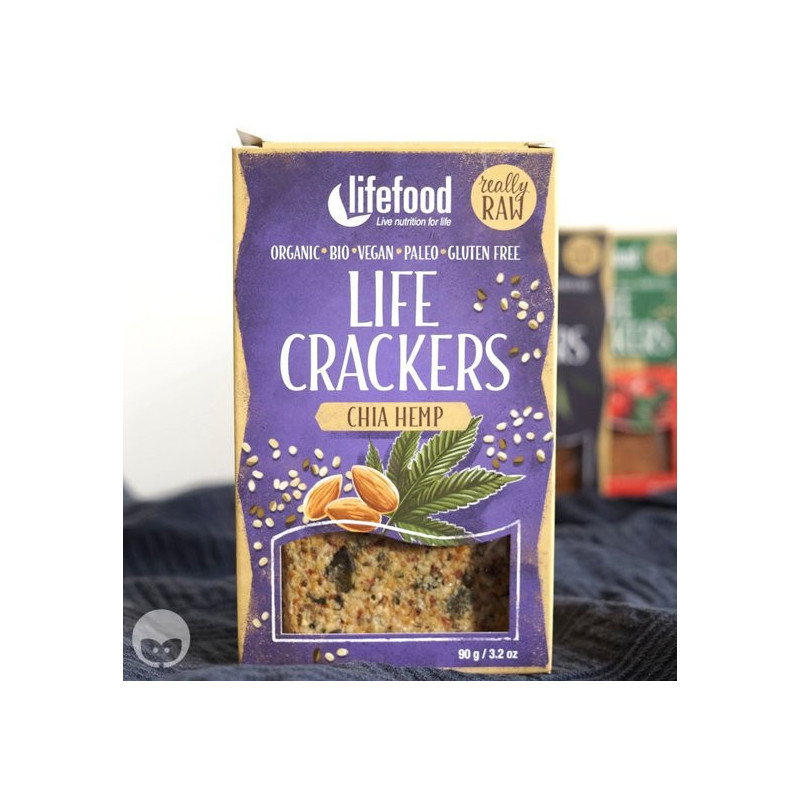 lifefood - life crackers chanvre chia