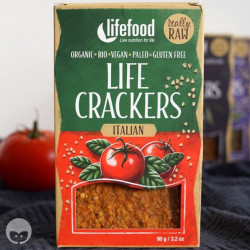 lifefood - life crackers - recette italienne