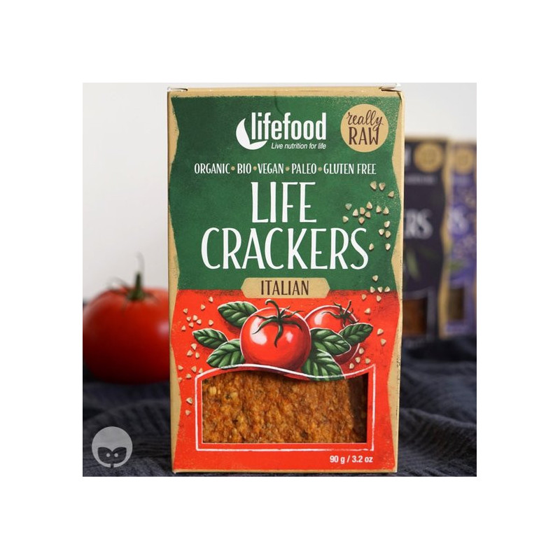 lifefood - life crackers - recette italienne