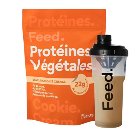 proteine vegetale feed cookie cream 600g
