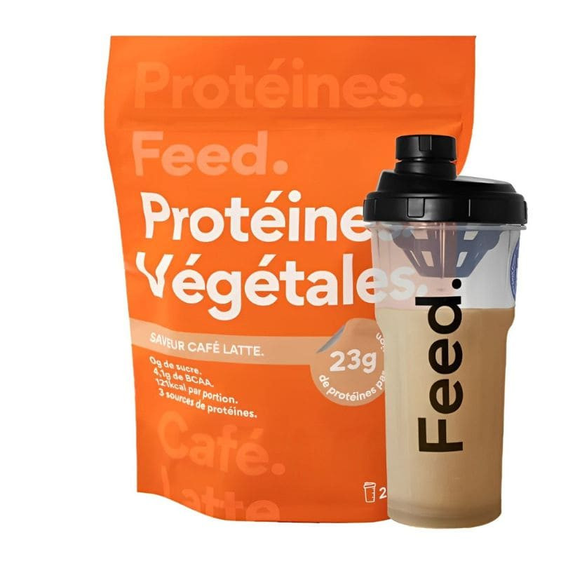 proteine vegetale feed café latte 600g